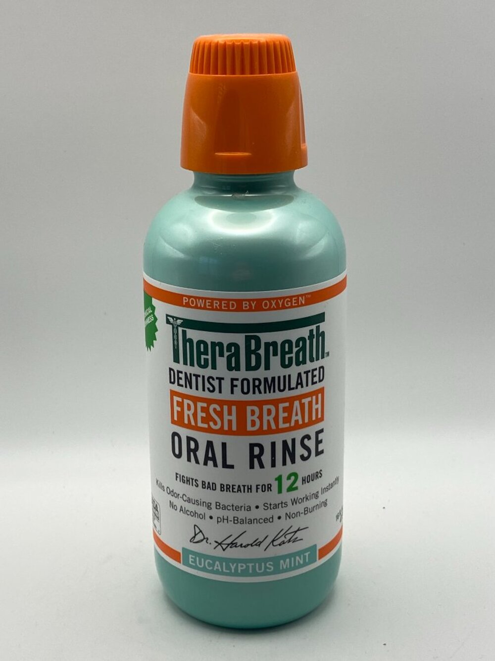 TheraBreath Fresh Breath Oral Rinse - Eucalyptus Mint (16 fl oz) - Brand New